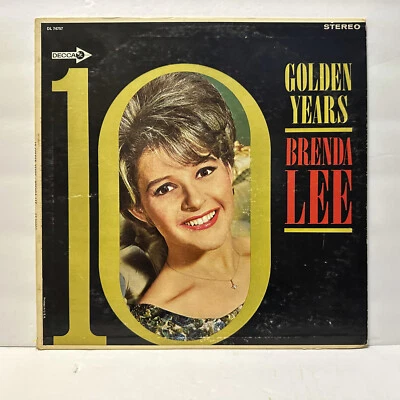 Vinyl Brenda Lee LP Golden Years 1966 VG/VG+ - Image 1 of 3