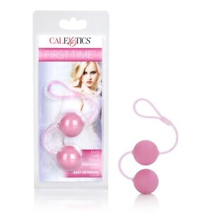 First Time Love Balls Duo Kegel Exercise Weighted Interior Exerciser Geisha Pink