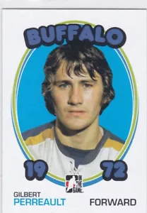 09/10 ITG..1972 YEAR IN HOCKEY..GILBERT PERREAULT..# 44..SABRES..COMBINED SHIP - Picture 1 of 1