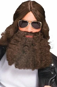 Long Wavy Beard Rubies Multiple Colors 2046 - Picture 1 of 2