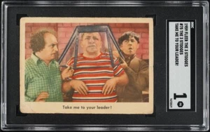 1959 Fleer The 3 Stooges Take Me To Your Leader! #75 SGC 1 - Picture 1 of 2