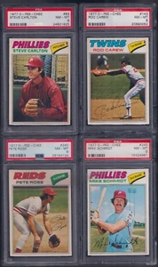 PSA 8 1977 OPC O-pee-chee by Topps #93 Steve Carlton Philadelphia Phillies READ - Picture 1 of 12