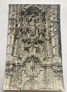 Vintage RPPC Postcard~ Detalle Altar Mayor ~ Tepotzotlan Mexico Osuna Real Photo - Picture 1 of 2