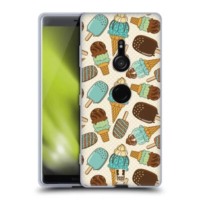 HEAD CASE DESIGNS ICE CREAM PATTERNS SOFT GEL CASE FOR SONY PHONES 1 - Image 1 of 4