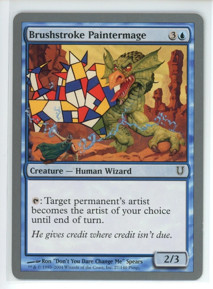 BRUSHSTROKE PAINTERMAGE Unhinged #27 UNH(LP)(MTG) - Image 1 of 1