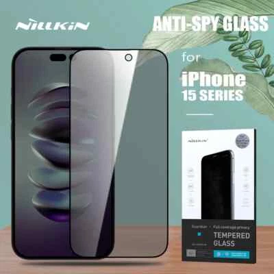 Nillkin for iPhone 15 Pro Max Anti-Spy Glass Full Cover Privacy Screen Protector - Image 1 of 4