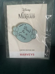 Disney Harveys Limited Edition LE Pin The Little Mermaid NWT Don’t Be A Guppy - Picture 1 of 2
