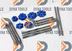 17x KIT CORTADOR ASIENTO VÁLVULA CABEZAL SERIE BLOQUE PEQUEÑO CHEVY 350 3 ÁNGULOS CORTE CARBURO# - Imagen 1 de 5