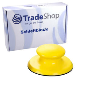 Schleifklotz Schleifblock rund mit Klett-Haftung für 125mm Schleifscheiben