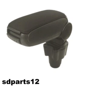 Bracciolo + Set Di Montaggio Tessuto Nero Per Dacia Sandero 2018+ - Picture 1 of 4