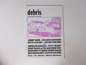 Debris Fanzine: #19 1989 Johnny Marr / Keith Le Blanc / Politics - Picture 1 of 4