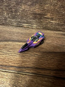 Hot Wheels 1990 Vintage XT-3 púrpura con llamas negras, blancas y naranjas exclusivo - Imagen 1 de 6