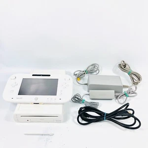 [EX+++++] Nintendo Wii U Console Basic 8GB shiro White Region code NTSC-J Japan - Picture 1 of 7