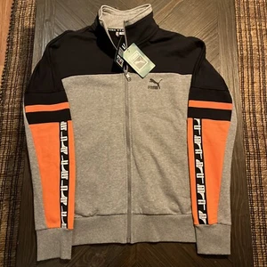 Felpa uomo Puma X-T-G full zip logo pile colletto taglia small - Foto 1 di 5