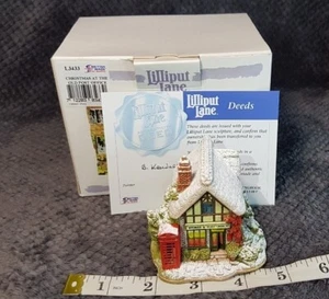Lilliput Lane CHRISTMAS AT THE OLD POST OFFICE 2011 Very #Rare *I combine post - Picture 1 of 11