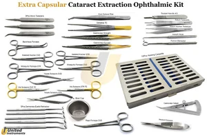 Kit Chirurgia Oftalmica Oculare ExtraCapsulare Strumenti Microchirurgici - Foto 1 di 24