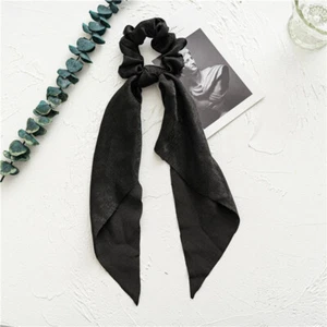 Floral Ponytail Scarf Bow Elastic Hair Rope Ties Scrunchies Ribbon Hairband NEW - Picture 1 of 39