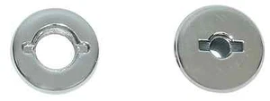 1964 1965 1966 GMC TRUCK HEADLIGHT & WIPER SWITCH RETAINING NUTS SET OF 2 - Picture 1 of 3