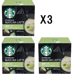 Starbucks Matcha Latte Set of 3 Dolce Gusto Nestle 12 capsules 6 servings JPN - Picture 1 of 4