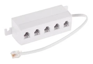 Séparateur Téléphonique 5 Sorties RJ11 Prise F F Téléphone Fax Modem PC - Photo 1/1