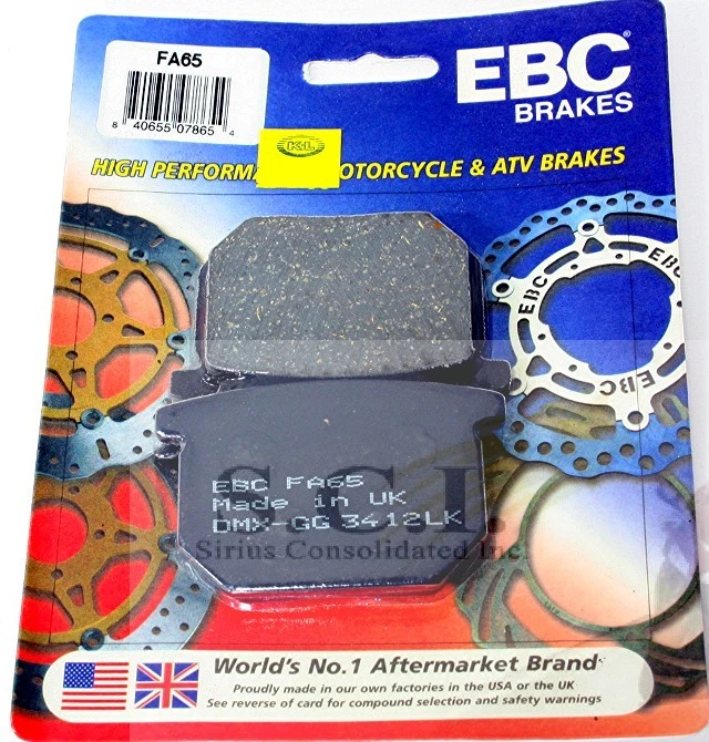 SUZUKI GS550 GS650 GS1000 GS11000 XN85 EBC FA65 FRONT BRAKE PADS - Image 1 of 1