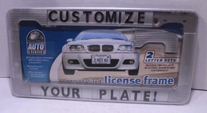 Innovage Auto Series DIY Custom Personalized License Plate 2006 Silver Brand New - Foto 1 di 4
