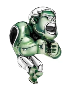 New with Tags!! Authentic PANDORA Sterling Silver Marvel Hulk charm 792029C01 - Picture 1 of 8