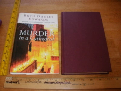 Murder in a Cathedral by Ruth Dudley Edwards 1st Edition1st Print HardBack/DJ Foto 1 de 4