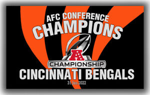 Cincinnati Bengals Football Conference Champions Flag 90x150cm3x5ft Fan Banner