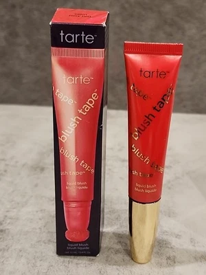 Tarte Blush Tape Liquid Blush Ultra Beauty 0.4 fl oz SATIN ROSY RED Retail $36 - Image 1 of 4