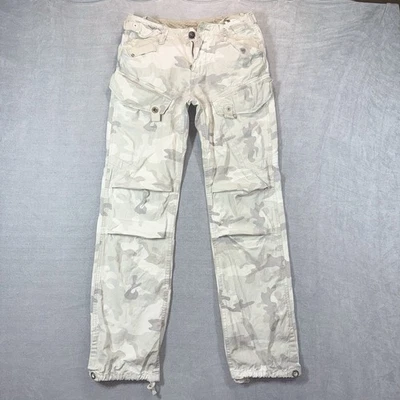 Pantalones cargo G Star Raw camuflados para hombre 29x34 lavado ligero militar paracaidista manchado Foto 1 de 4