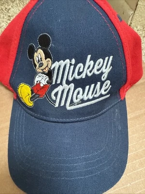Gorra bordada 100 % algodón con correa trasera Mickey Mouse talla pequeña Foto 1 de 3