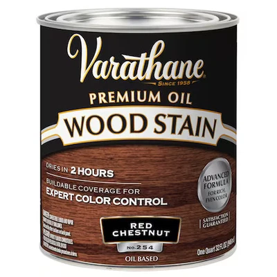 Varathane 211725H Premium Wood Stain, Oil Based, Red Chestnut, 1 Quart - Image 1 of 2