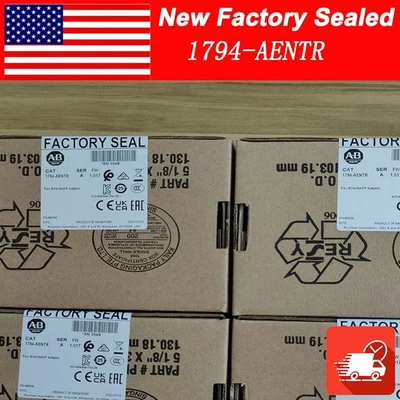 New Factory Sealed AB 1794-AENTR SER A Flex EtherNet/IP Adapter 1794AENTR - Image 1 of 4