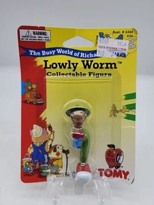 Lowly Worm Relaxing 1995 PVC Figure Playskool 2" Tomy Rare Richard Scarry - Imagen 1 de 2