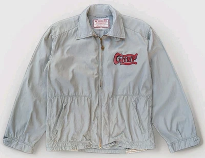 Vintage 60s McGregor Drizzler Jacket Chief Trucking Painted 40 USA Talon - Image 1 of 4