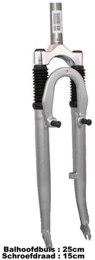 Gabelaufhängung 28 Zoll Draht 1,1 8 Schwarzer V-Brems-Rollerbrake - Bild 1 von 1