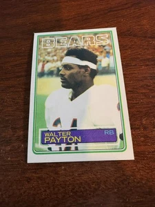 Walter Payton 1983 Topps #36 Salón de la fama.  EX - Imagen 1 de 2