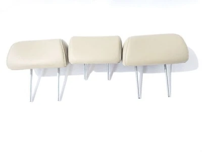 Juego de 3 reposacabezas traseros cuero tostado OEM 2013 Hyundai Azera Foto 1 de 4