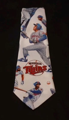 VTG Ralph Marlin Minnesota Twins MLB Necktie Mens Polyester Made USA  - Image 1 of 4