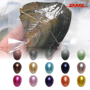 Paquete al vacío de agua dulce 50 piezas ostras Akoya de 7-8 mm perlas naturales EE. UU. - Imagen 1 de 12