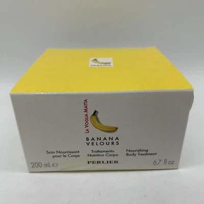 Perlier BANANA VELOURS Nourishing Body Butter Treatment Body Cream - 6.7 oz. - Image 1 of 4