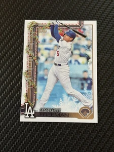 ⚾️⛄️ 2025 Topps Holiday Base - Freddie Freemon #H12 - Picture 1 of 2