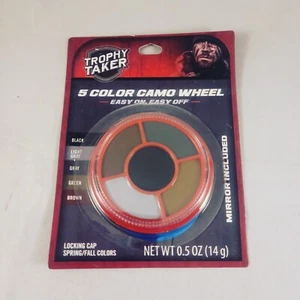 Trophy Taker 5 Color Camo Face Paint Wheel - Spring/Fall Colors - New - Picture 1 of 1