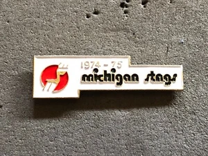 Michigan Stags 1974-75 WHA Hockey Pin - Imagen 1 de 1