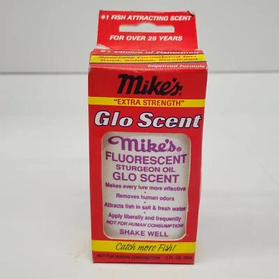 Atlas Mikes Fluorescent Sturgeon Oil Glo Scent 2 oz Bottle 7010 - Image 1 of 3