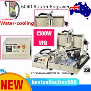 USB 1500W 4 AXIS 6040 CNC ROUTER ENGRAVING MILLING/DRILLING MACHINE WITH REMOTE - Picture 1 of 12