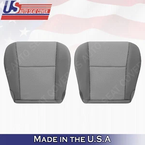 Replacement for 2011-2015 Toyota Tacoma Bottoms Cloth Seat Cover In 2-Tone Gray - Picture 1 of 29