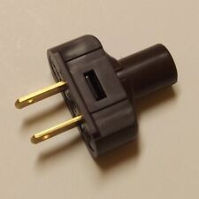 ZING EAR BROWN EARLY ELECTRIC STYLE RUBBER PLUG LAMP PART NEW 48557BJB