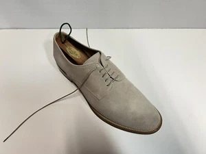 Brooks Brothers Light Tan Suede Derby Dress Shoes Men’s Size 10.5 Made in Italy - Picture 1 of 21